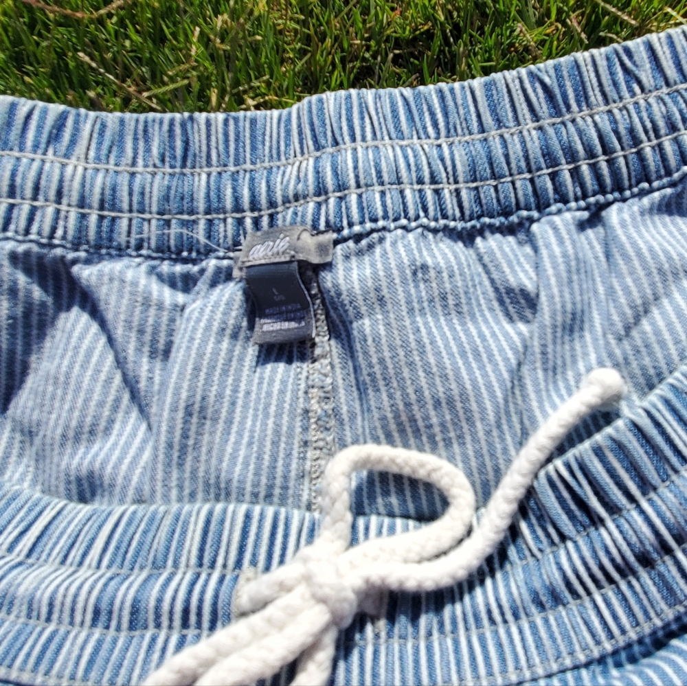 Aerie loose linen casual shorts size Large - Picture 3 of 8